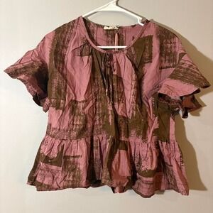 entro ruffled blouse